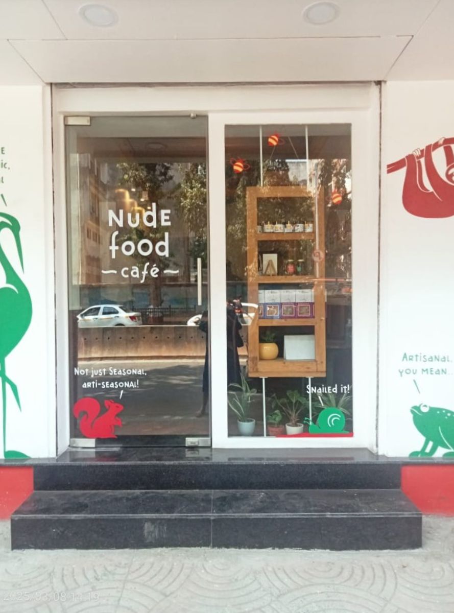 Nude Food Cafe - First Zero Waste Cafe in Mumbai's Prabhadevi area.