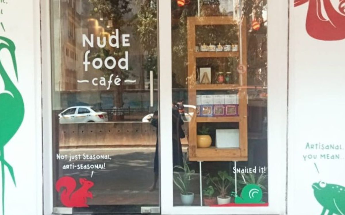 Nude Food Cafe - First Zero Waste Cafe in Mumbai's Prabhadevi area.