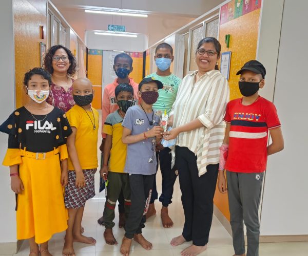 Along with battling cancer, children sharing their art with me, bringing hope and joy in their own unique way!